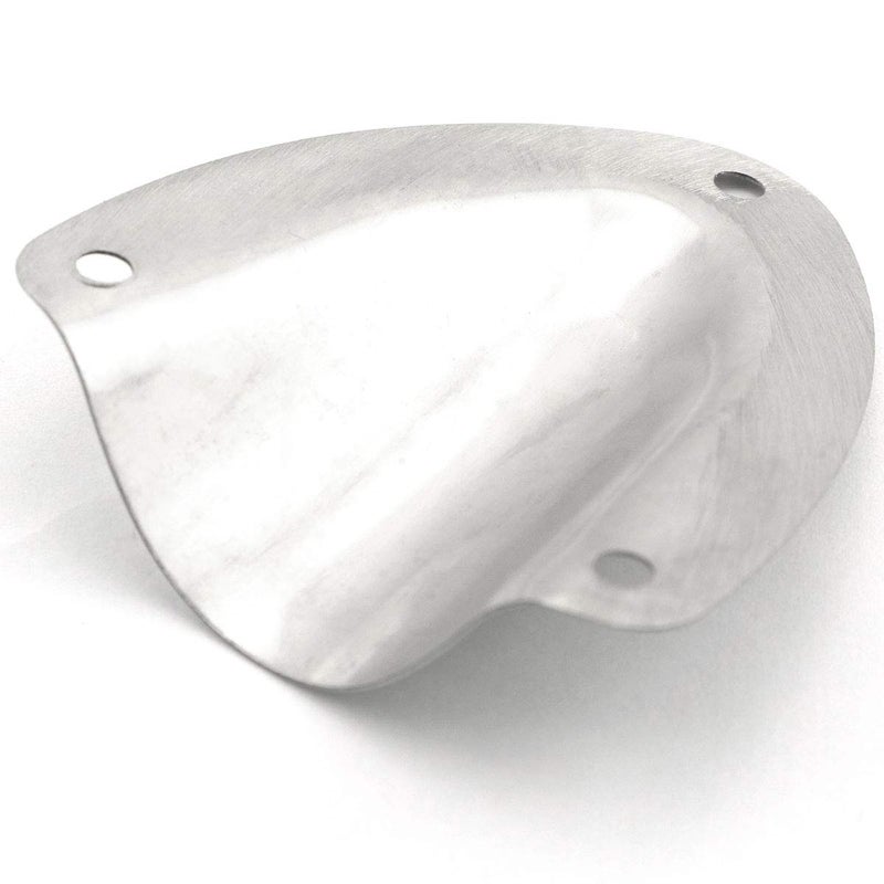 Lind Kitchen 2 Pcs 2.24x2.16x1.65inch Stainless Steel Large Size Marine Vent Cover, Air Outlet and Protective Cap, Wire Cover Clam Shell Vent for Boat Cable and Transducer Wiring - Image 3
